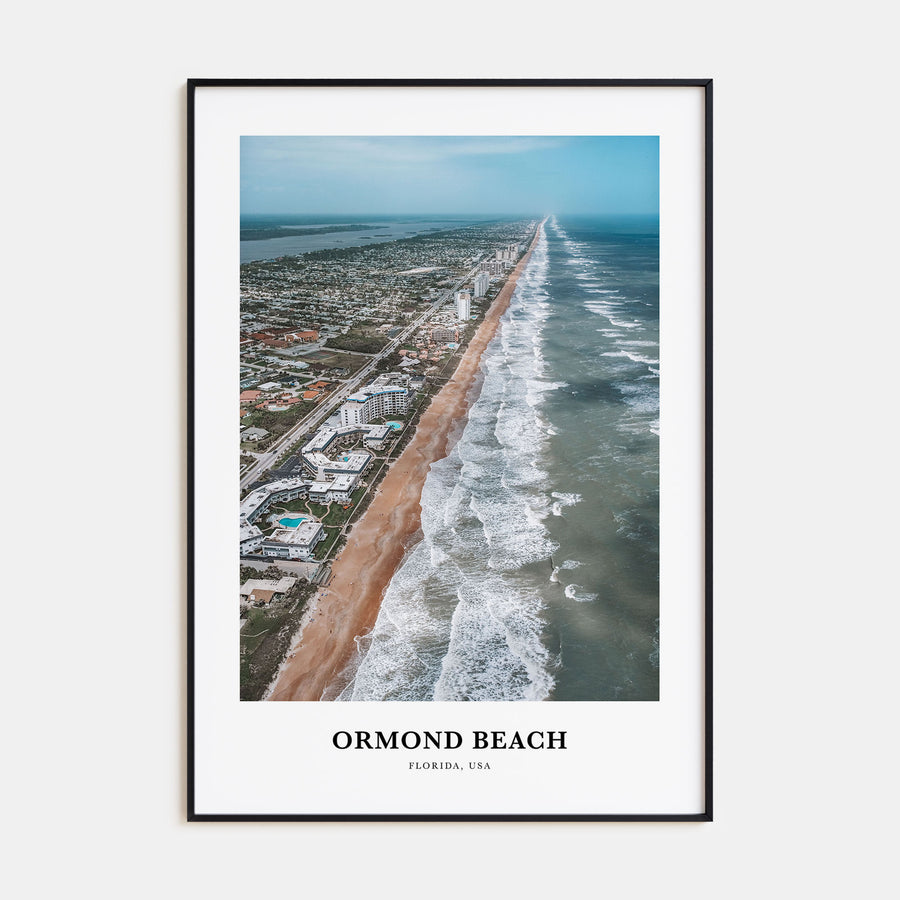 Ormond Beach Portrait Color Poster