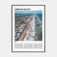 Ormond Beach Travel Color Poster