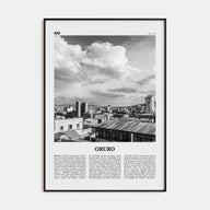 Oruro Travel B&W Poster