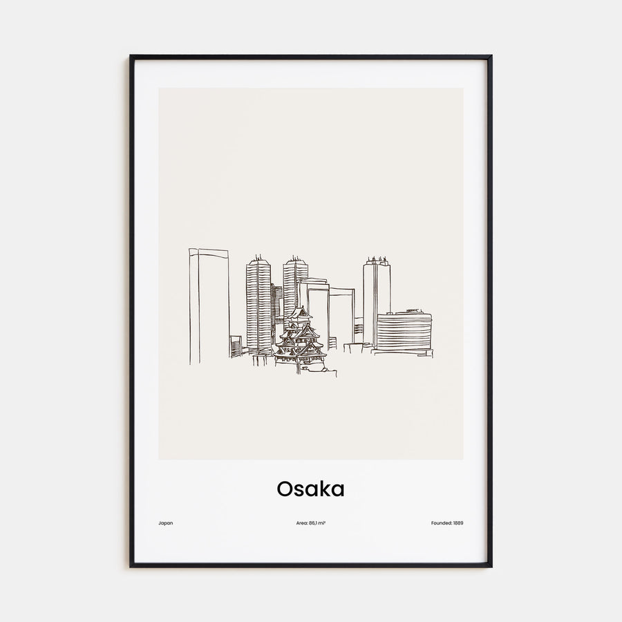 Osaka Drawn Poster