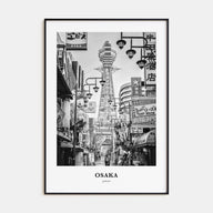Osaka Portrait B&W Poster
