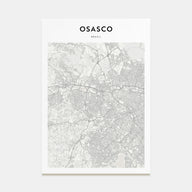 Osasco Map Portrait Poster