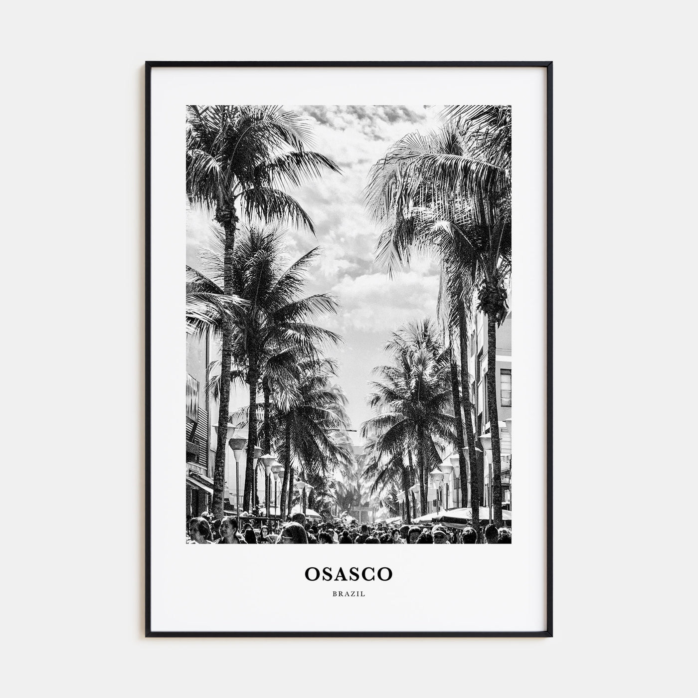 Osasco Portrait B&W Poster