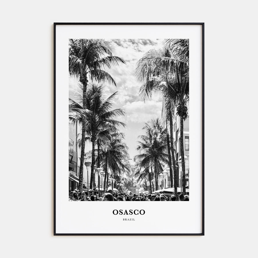 Osasco Portrait B&W Poster