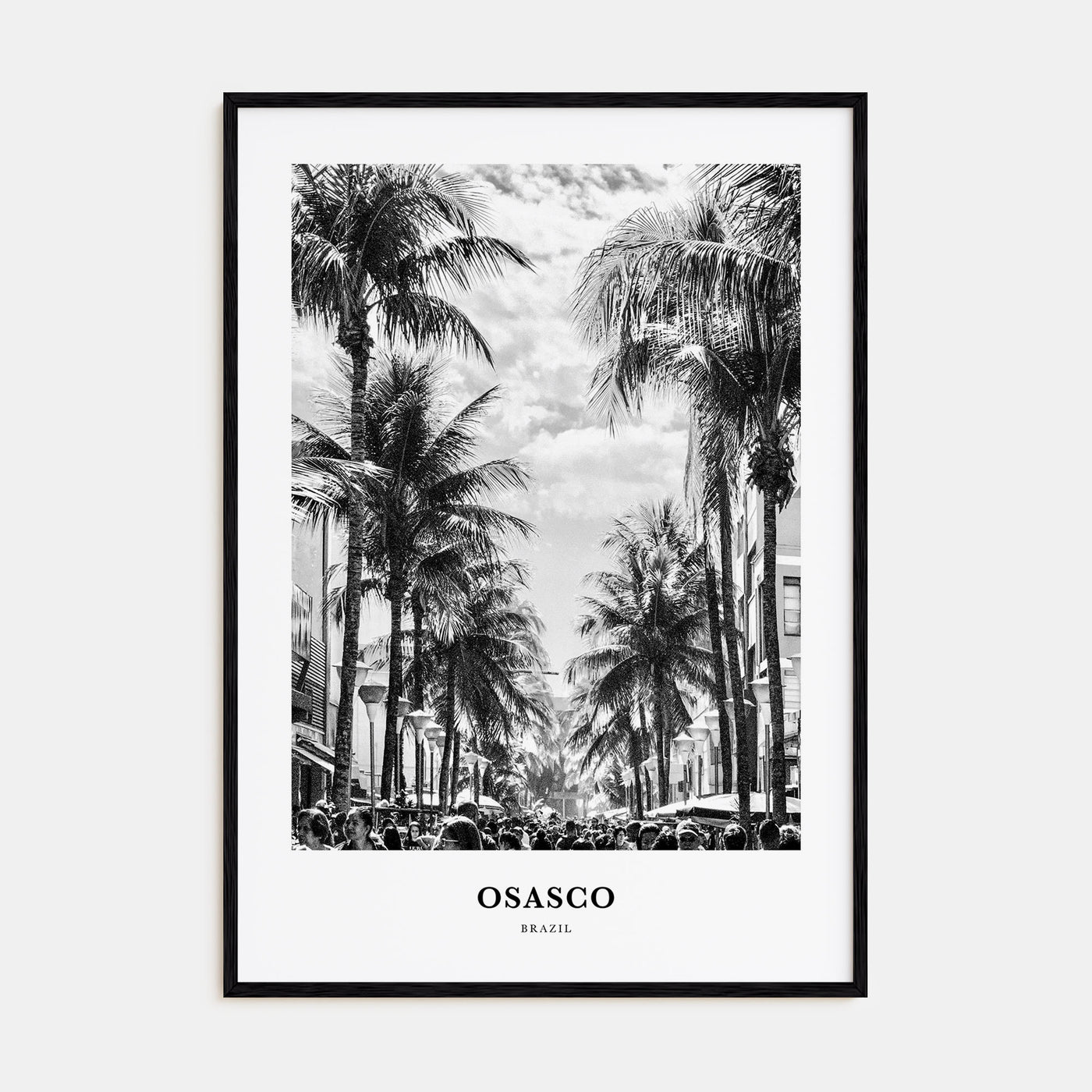 Osasco Portrait B&W Poster
