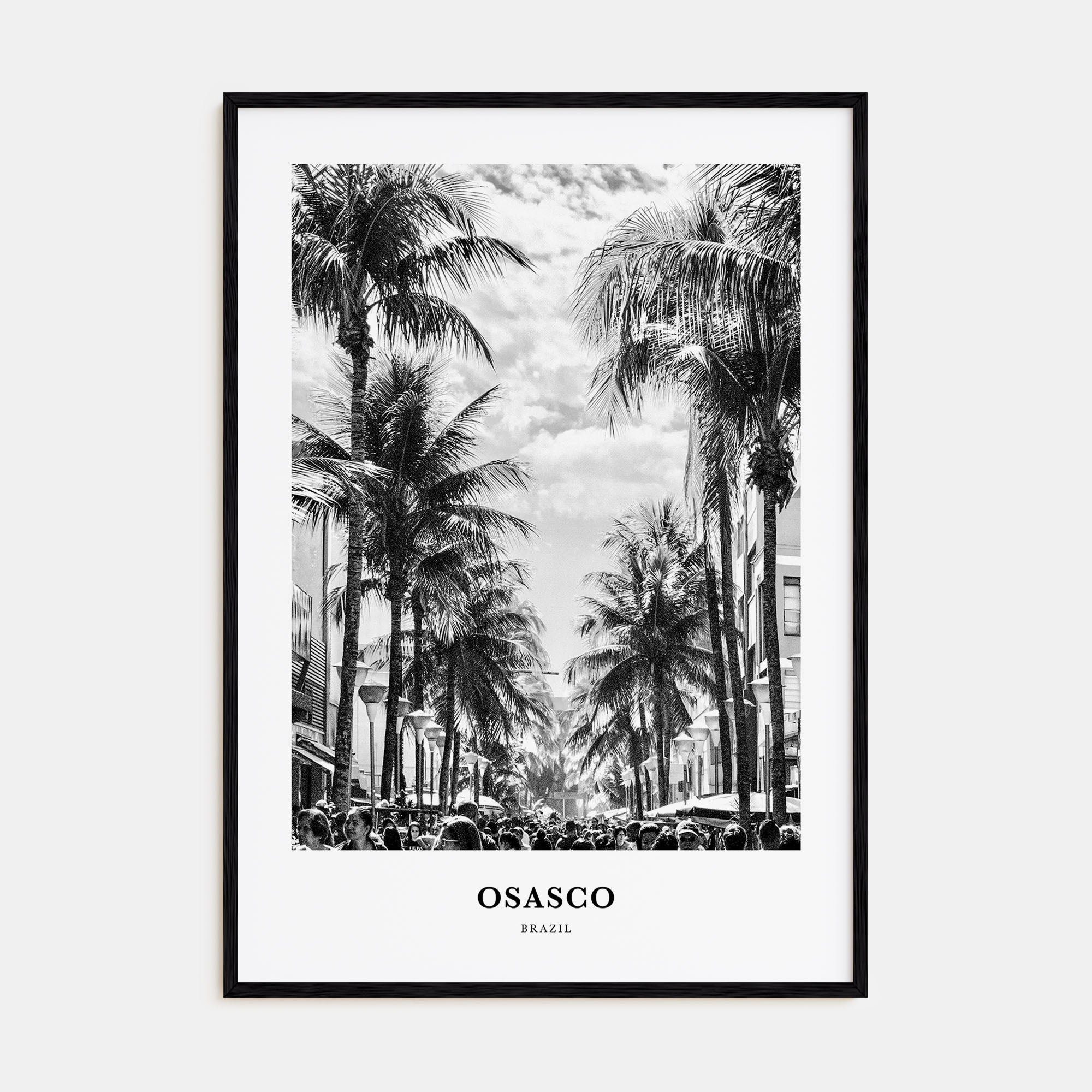 Osasco Portrait B&W Poster
