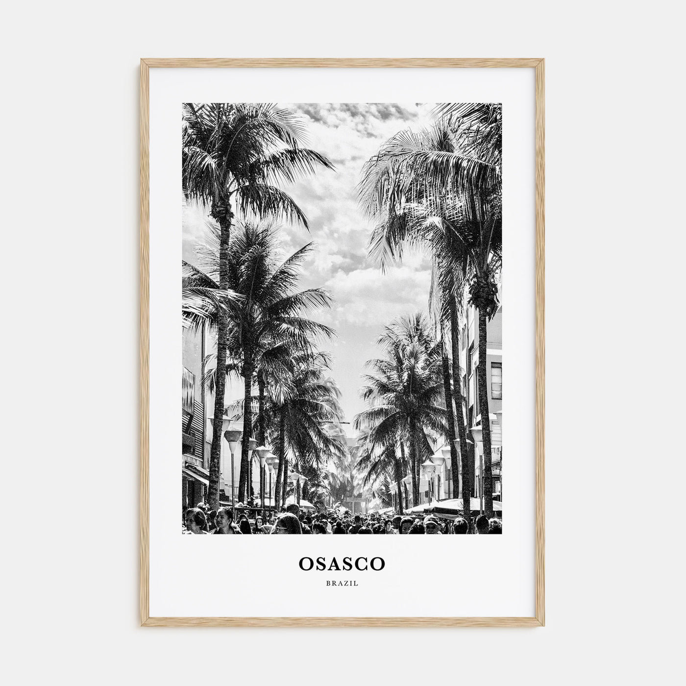 Osasco Portrait B&W Poster