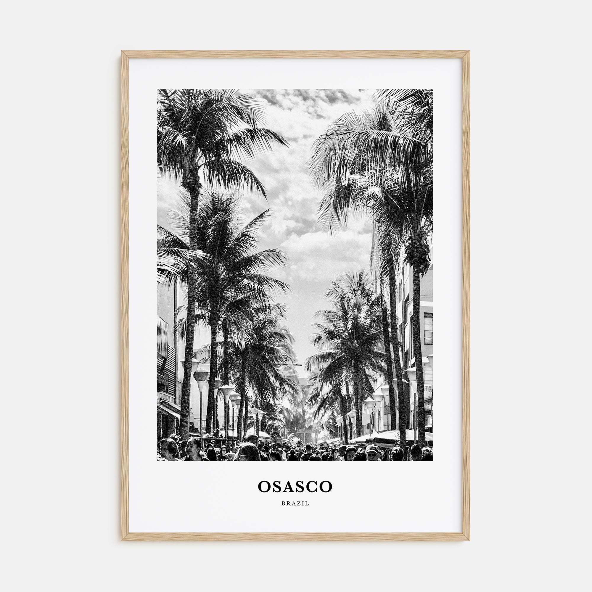 Osasco Portrait B&W Poster