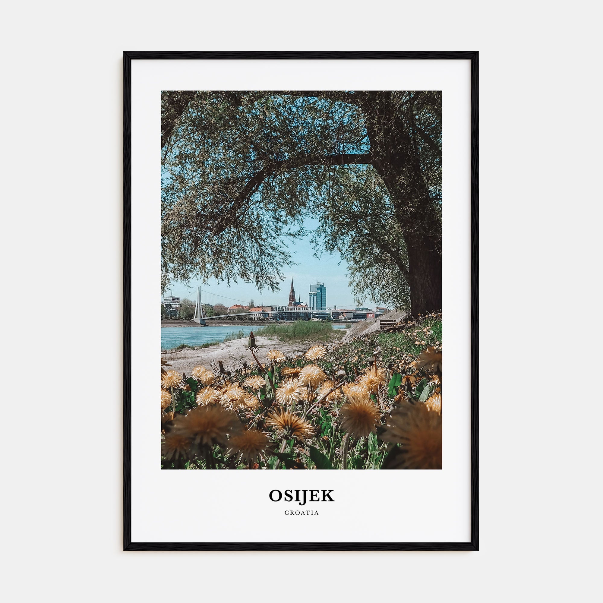 Osijek Portrait Color Poster