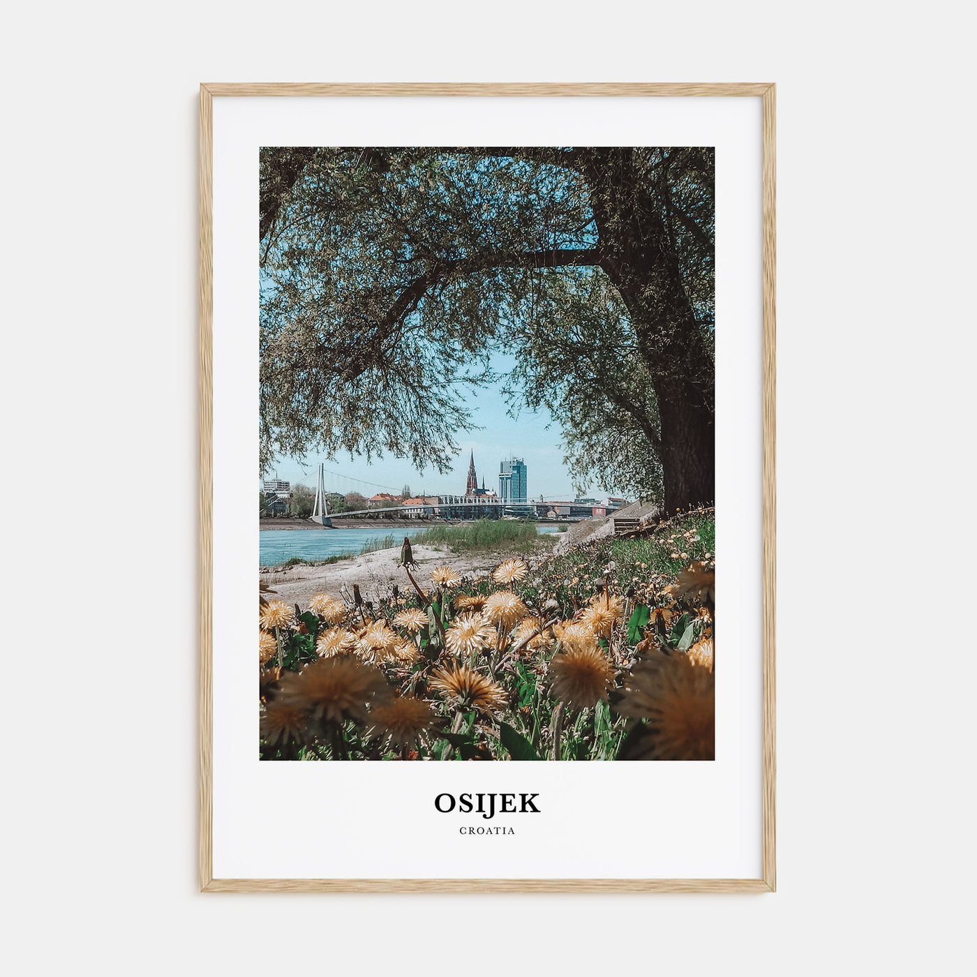 Osijek Portrait Color Poster