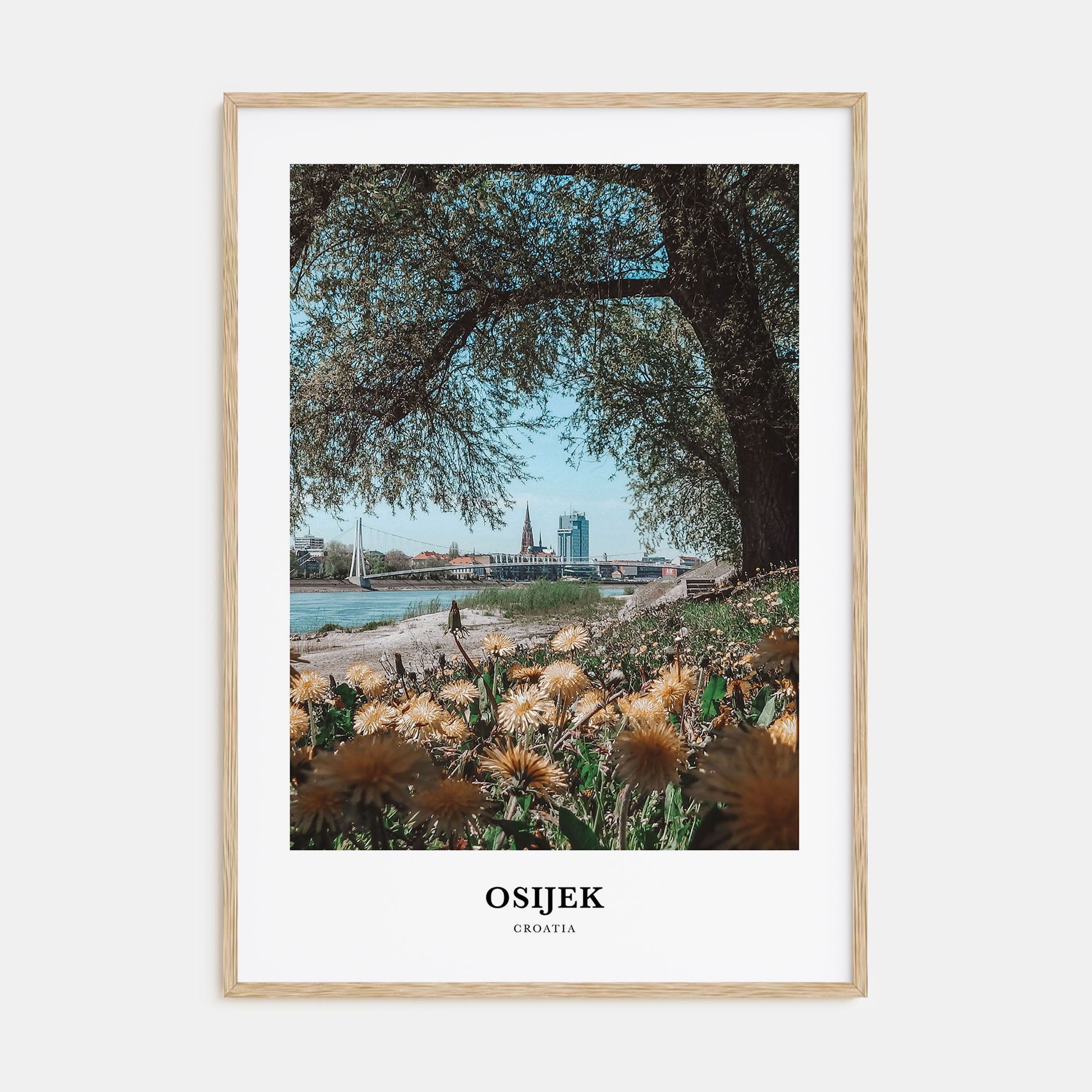 Osijek Portrait Color Poster