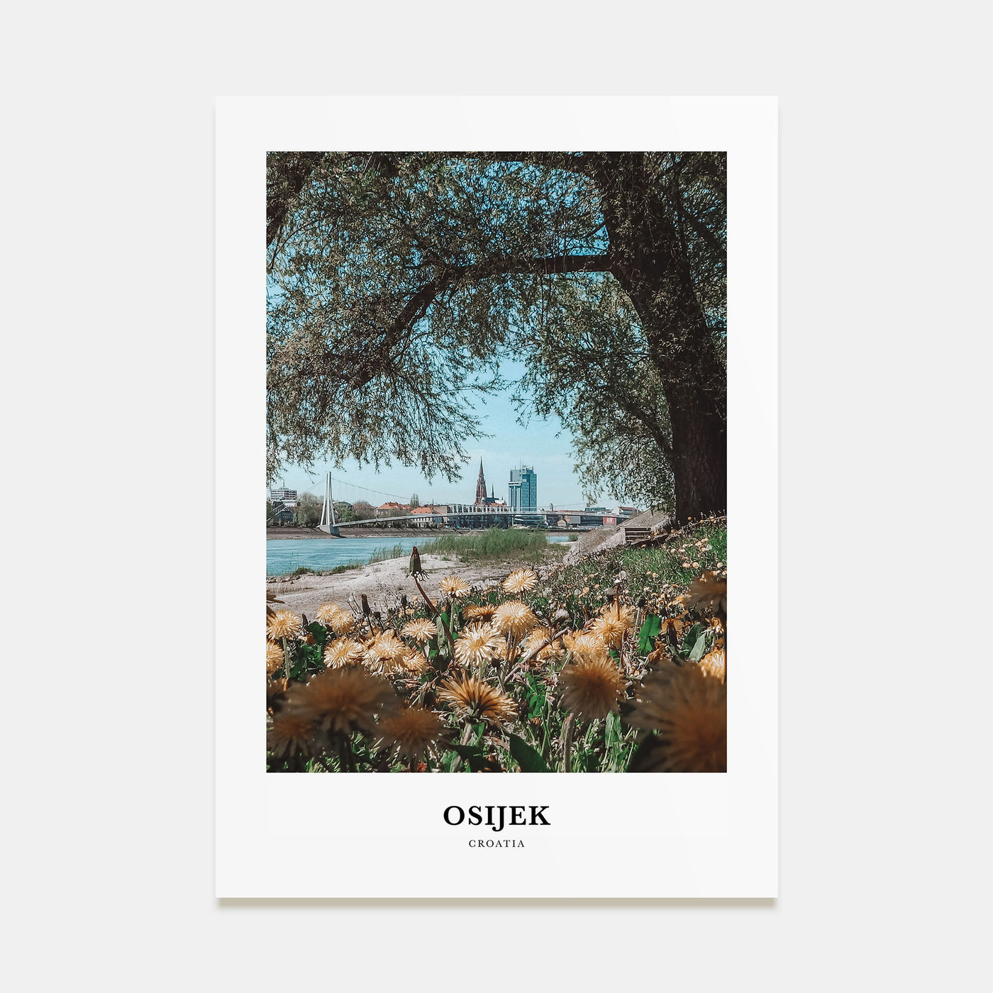 Osijek Portrait Color Poster