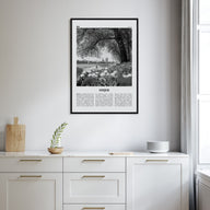 Osijek Travel B&W Poster