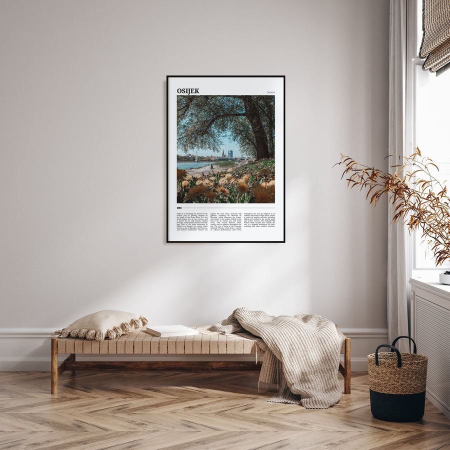 Osijek Travel Color Poster