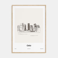 Oslo Drawn Poster