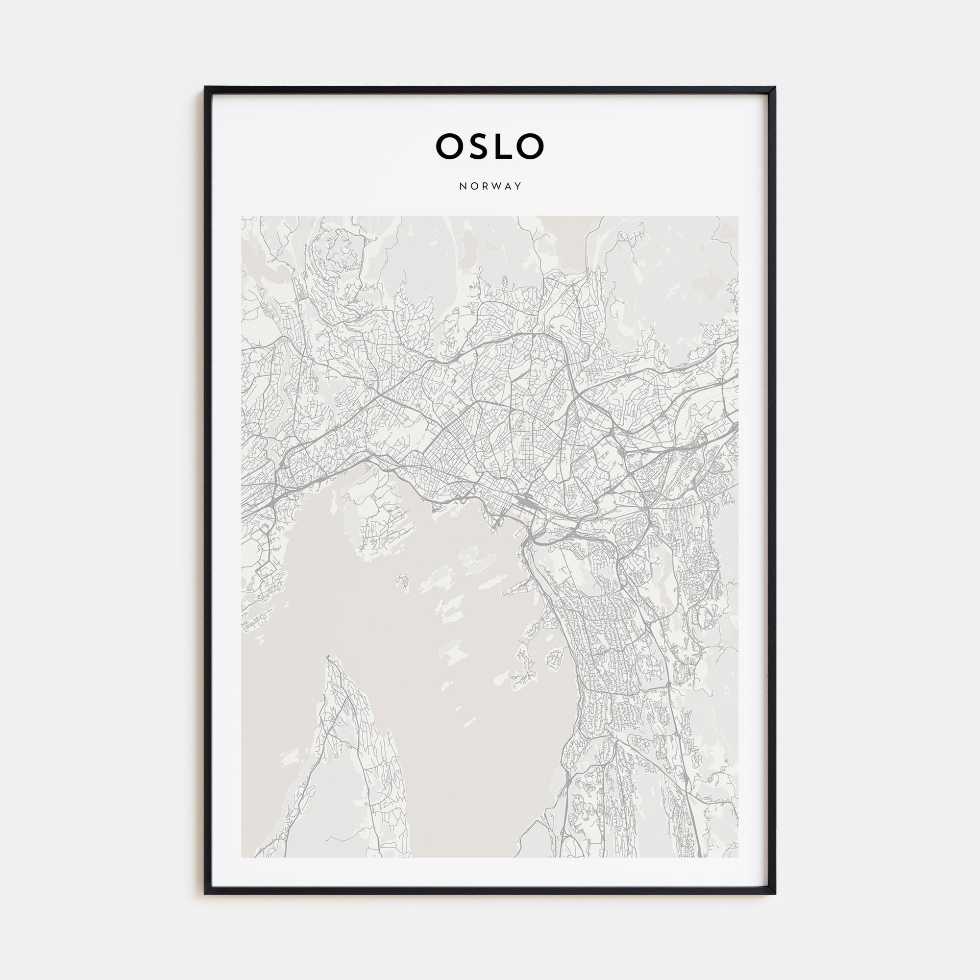 Oslo Map Portrait Poster