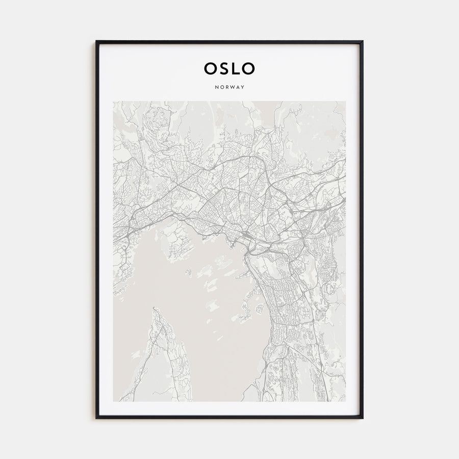 Oslo Map Portrait Poster