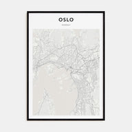 Oslo Map Portrait Poster