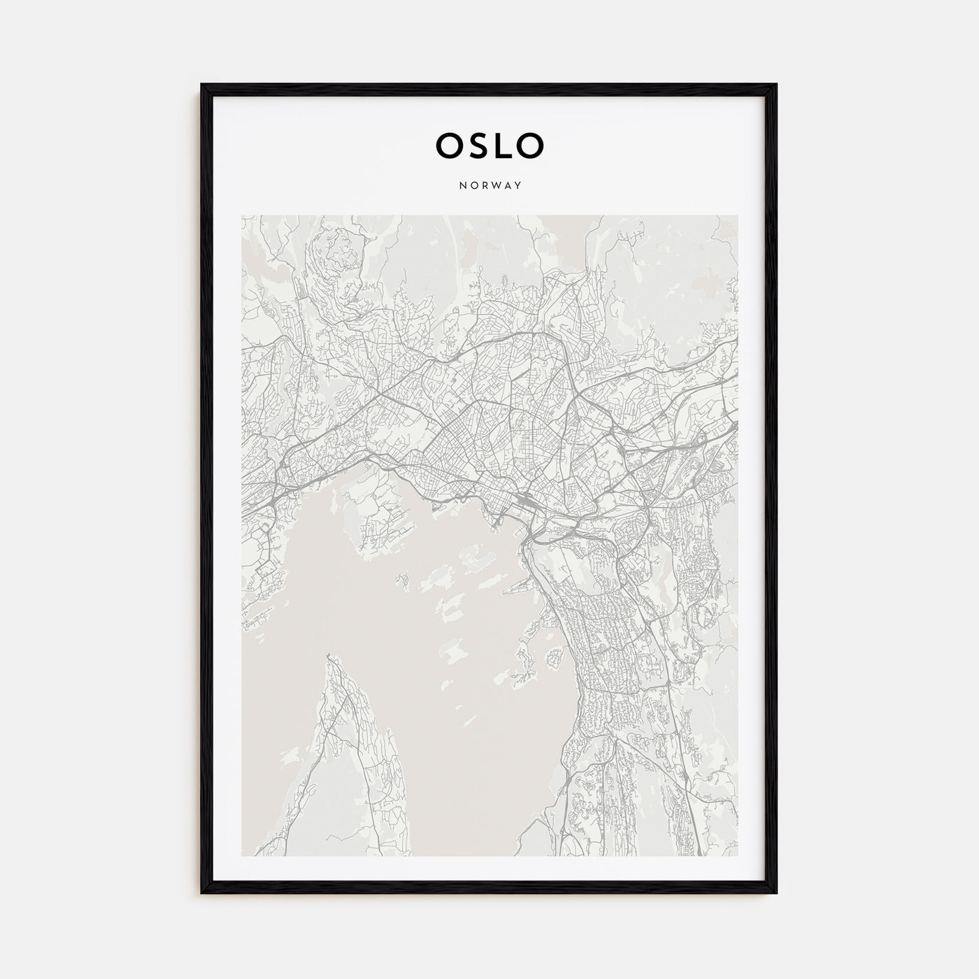 Oslo Map Portrait Poster