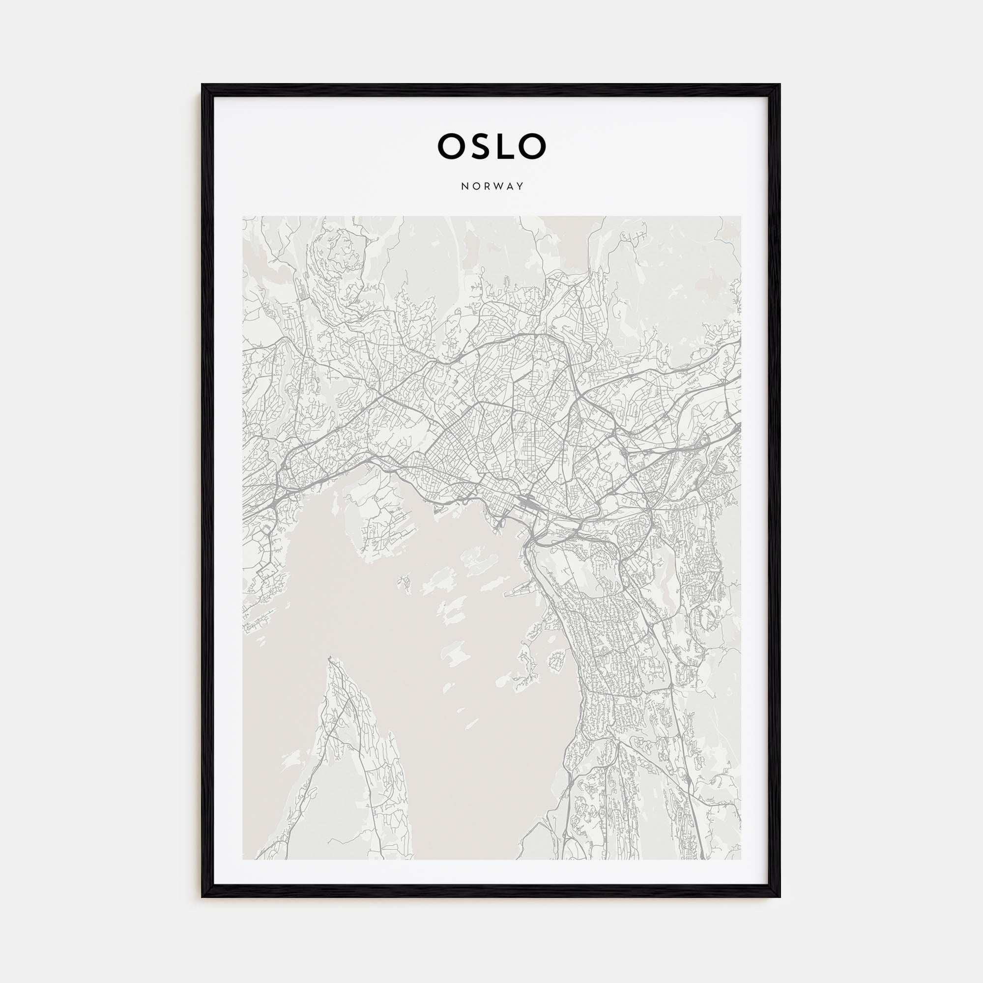 Oslo Map Portrait Poster