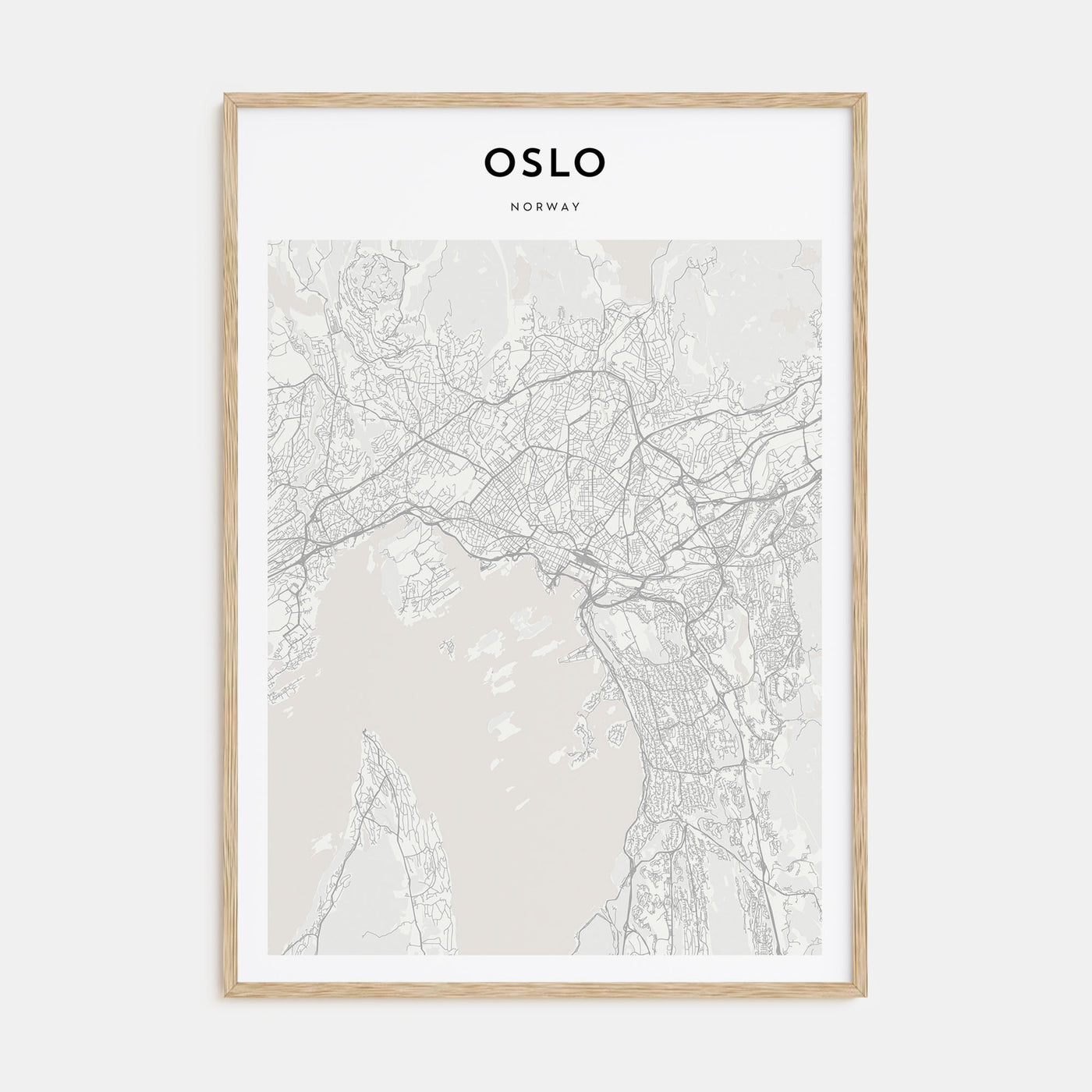 Oslo Map Portrait Poster