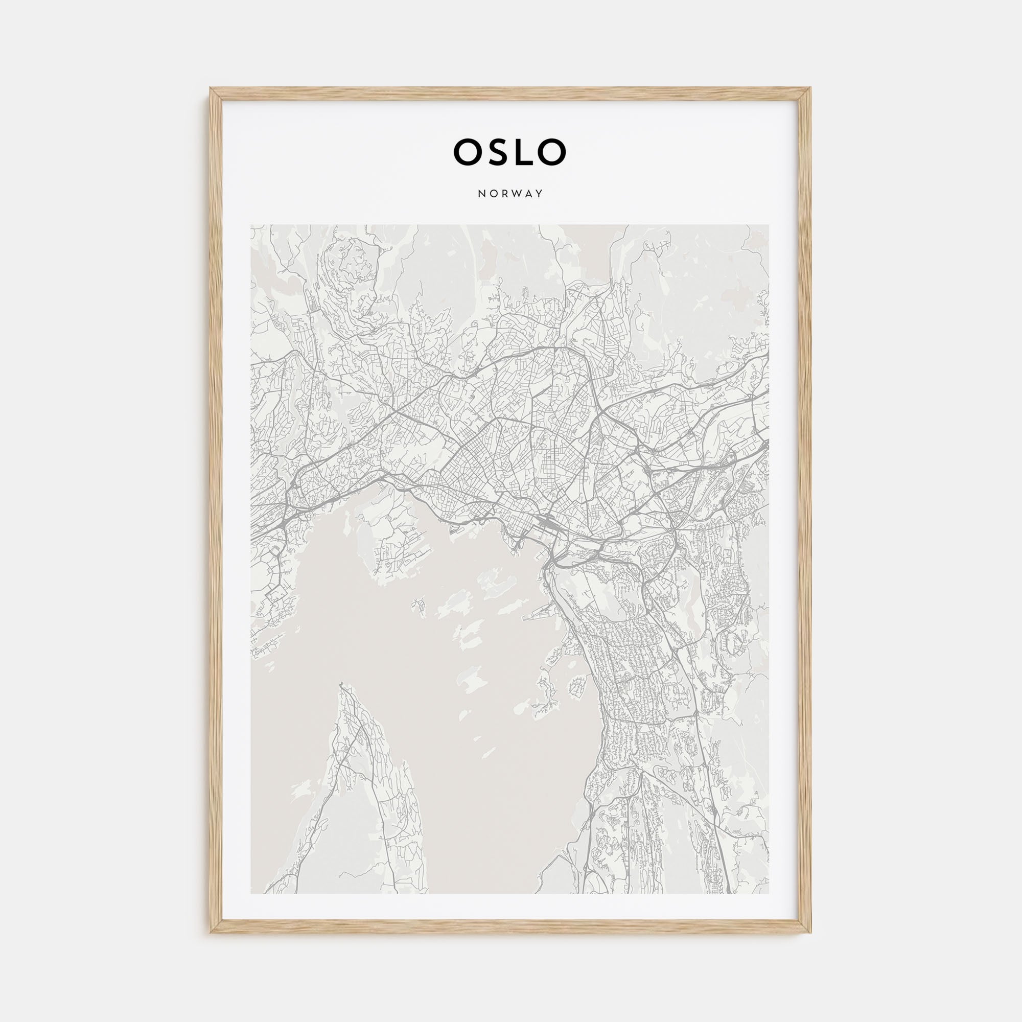 Oslo Map Portrait Poster