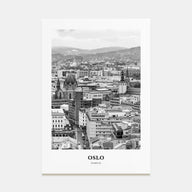 Oslo Portrait B&W No 1 Poster