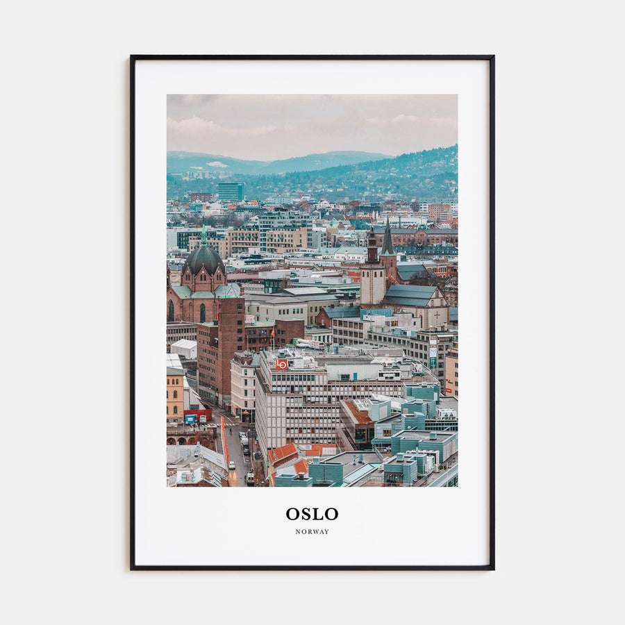 Oslo Portrait Color Poster