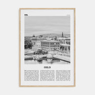 Oslo Travel B&W No 1 Poster