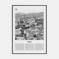 Oslo Travel B&W No 2 Poster