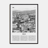 Oslo Travel B&W No 2 Poster