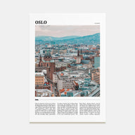 Oslo Travel Color Poster
