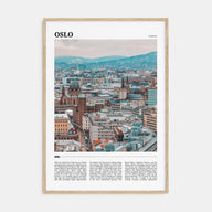 Oslo Travel Color Poster