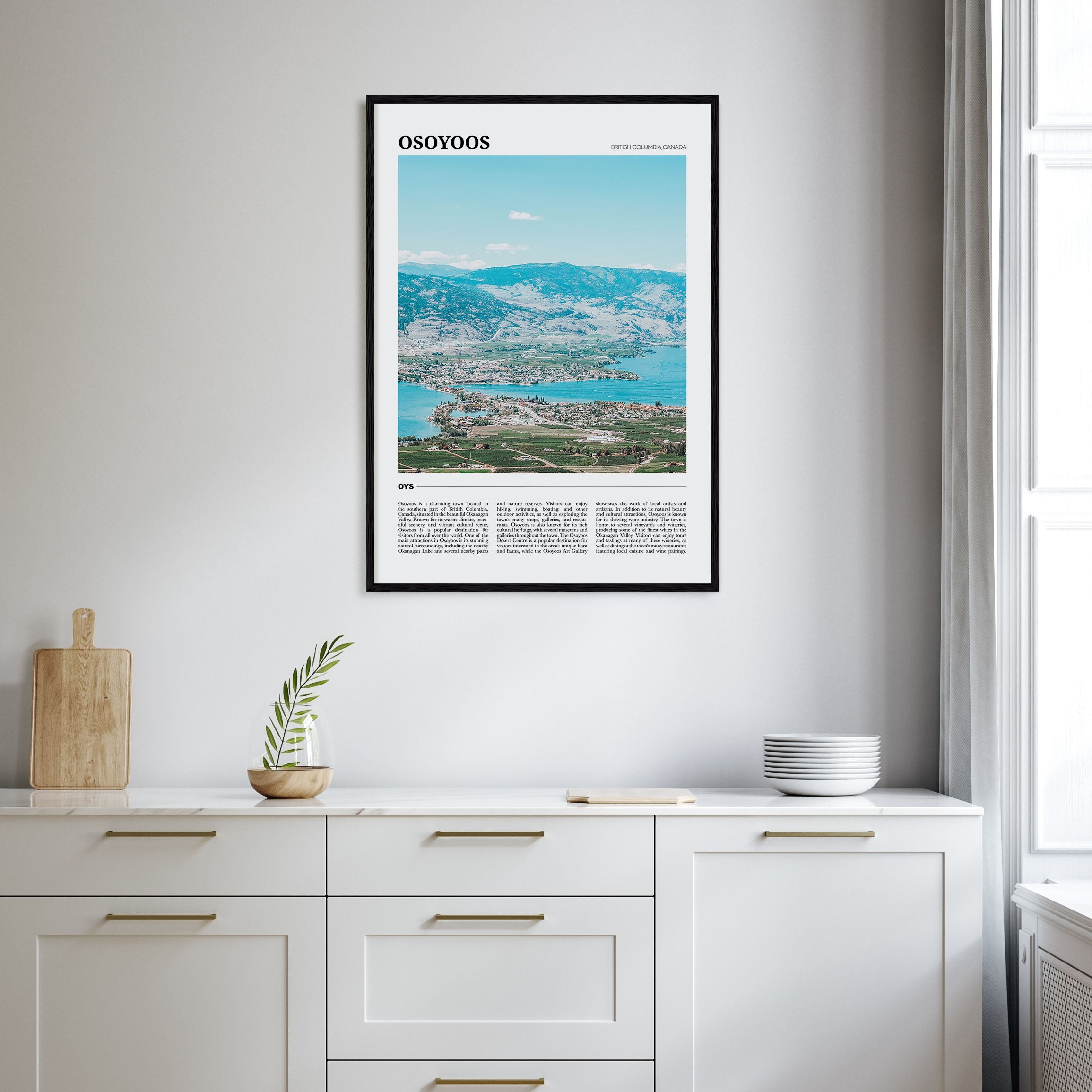 Osoyoos Travel Color Poster