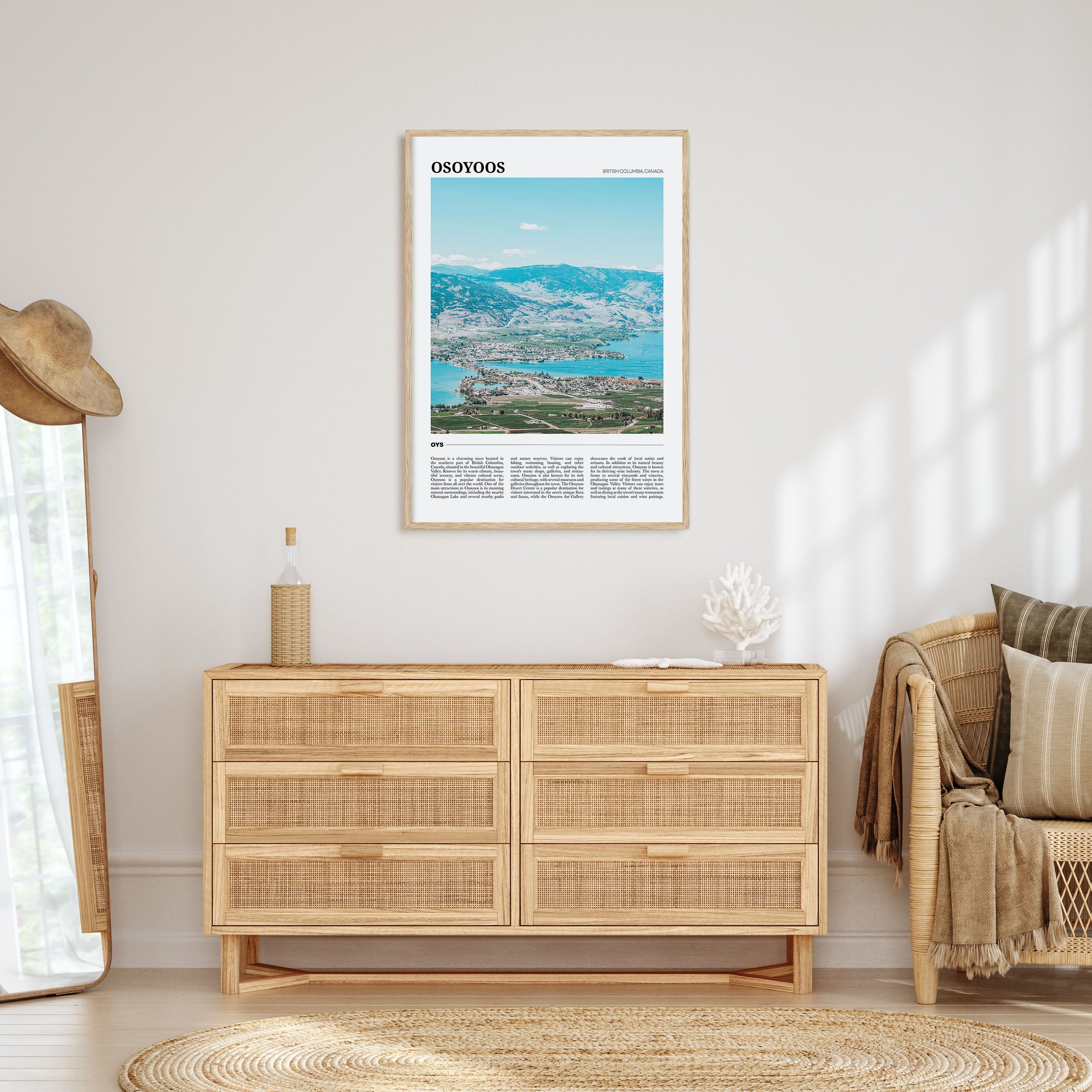 Osoyoos Travel Color Poster