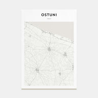 Ostuni Map Portrait Poster