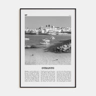 Otranto Travel B&W Poster