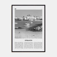 Otranto Travel B&W Poster
