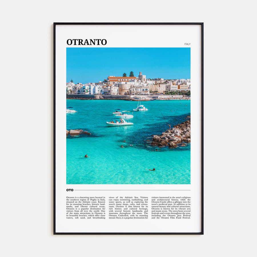 Otranto Travel Color Poster