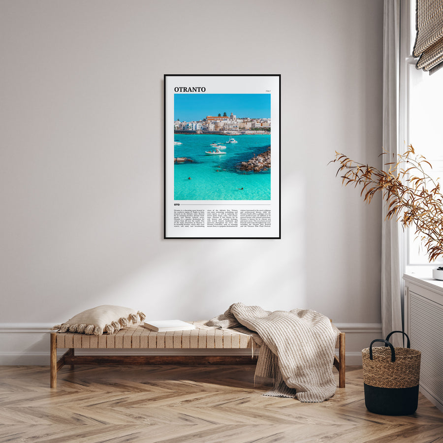 Otranto Travel Color Poster