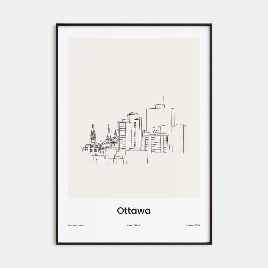 Ottawa Drawn Poster
