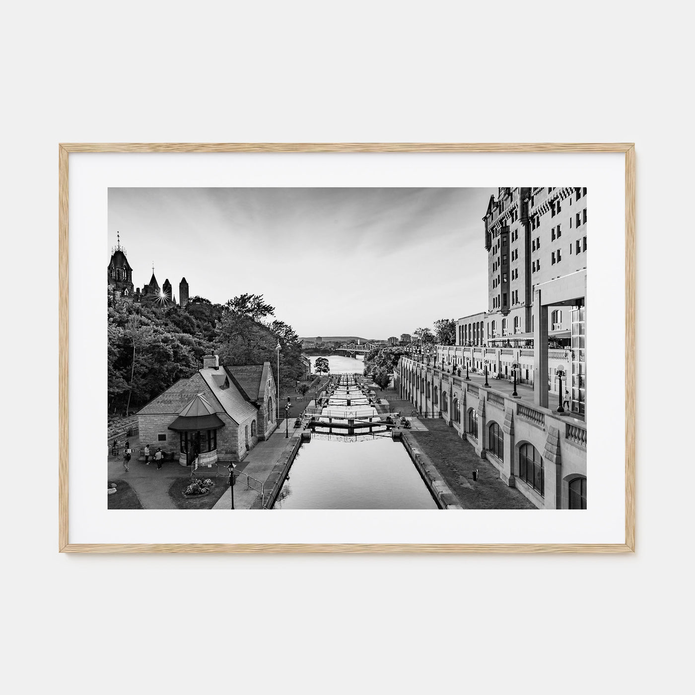 Ottawa Landscape B&W Poster