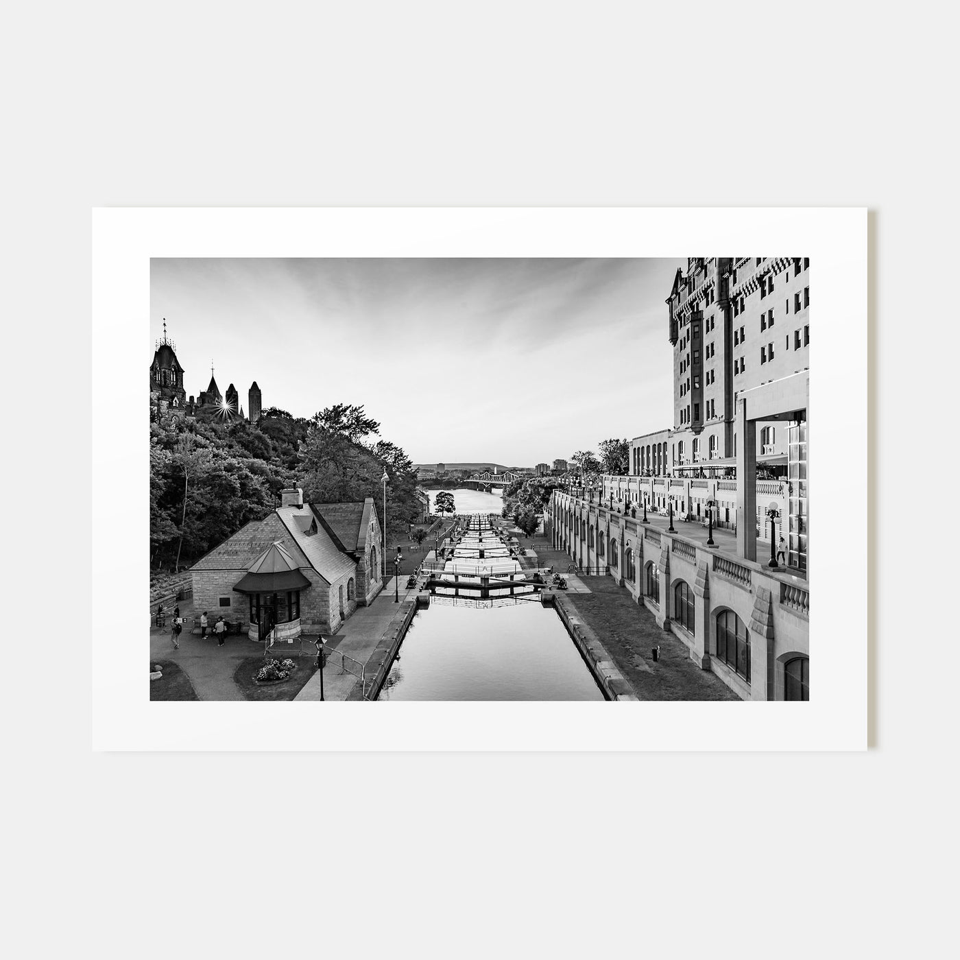 Ottawa Landscape B&W Poster