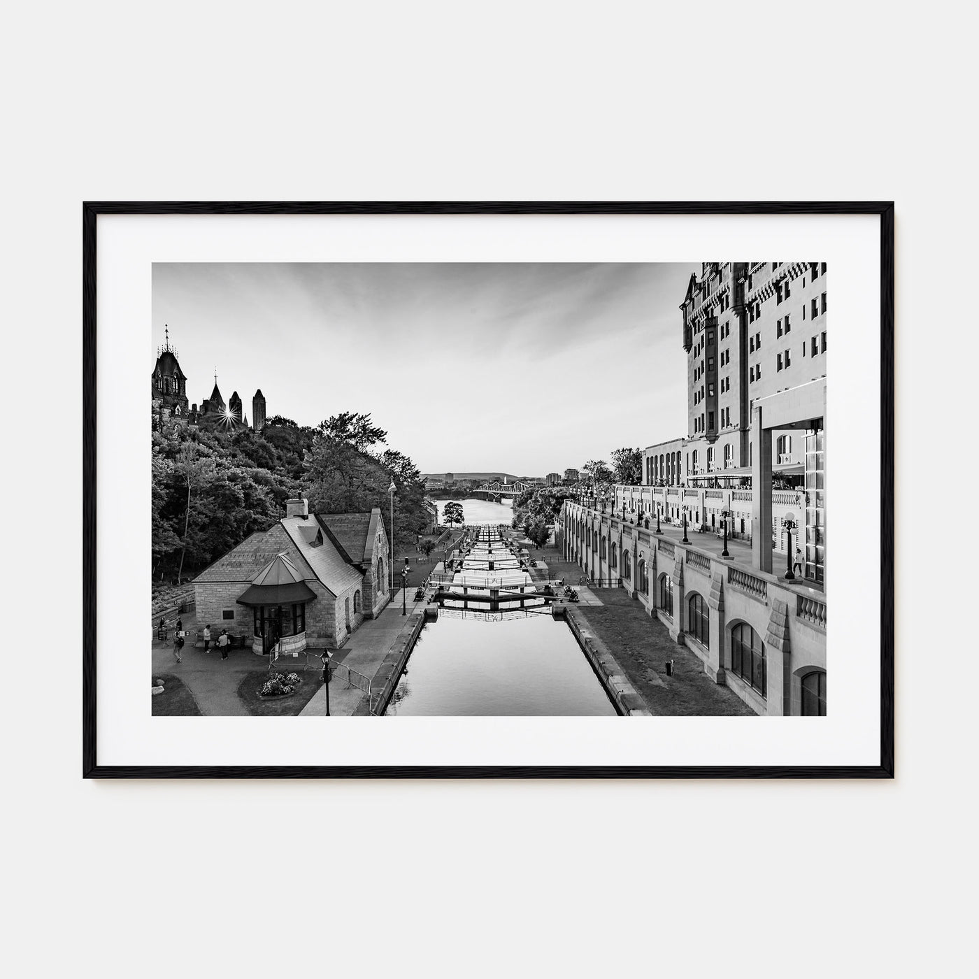 Ottawa Landscape B&W Poster