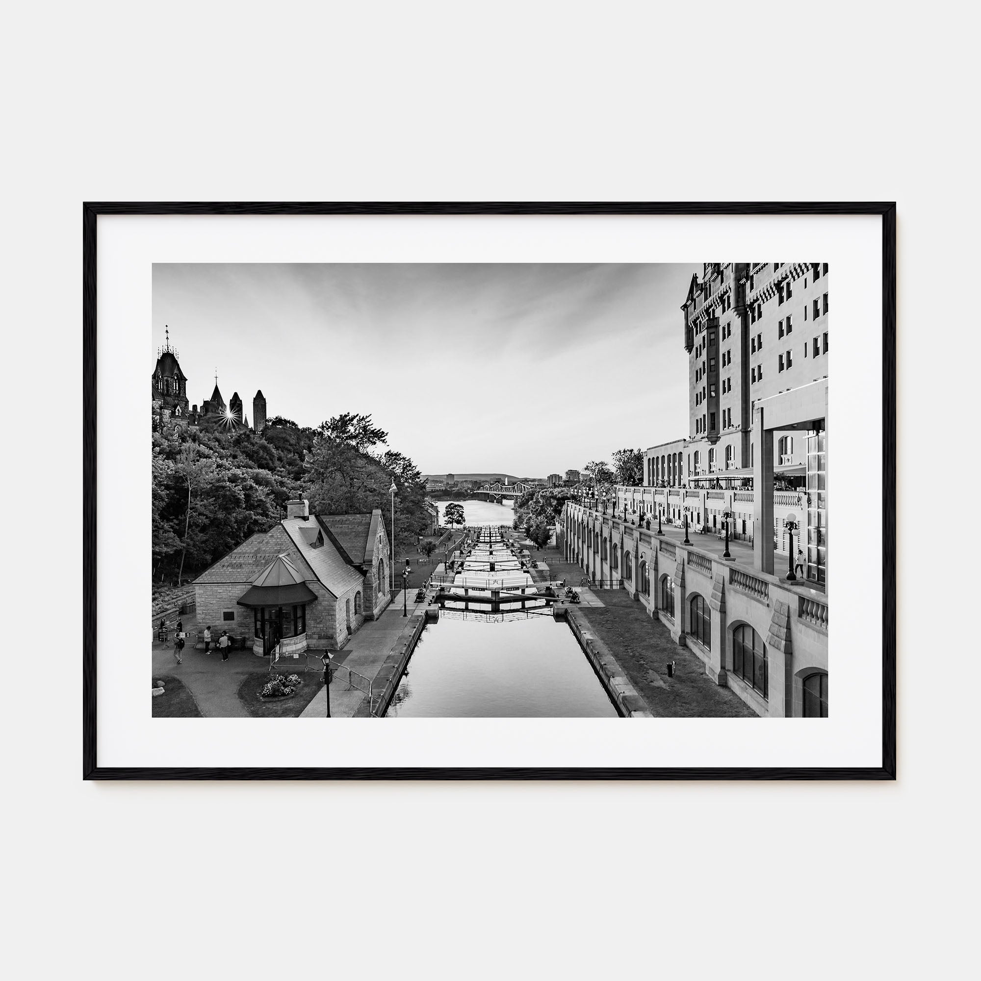 Ottawa Landscape B&W Poster