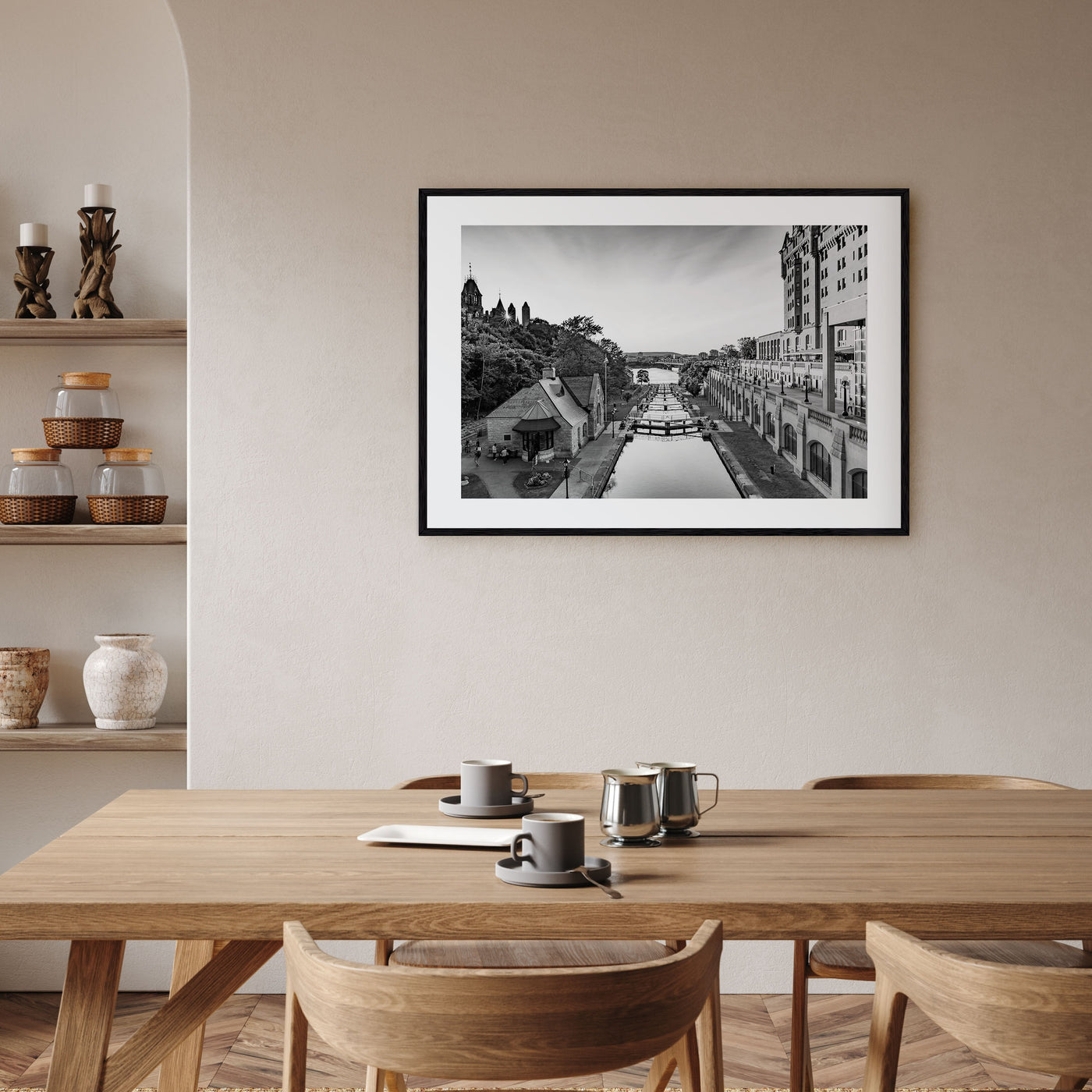 Ottawa Landscape B&W Poster