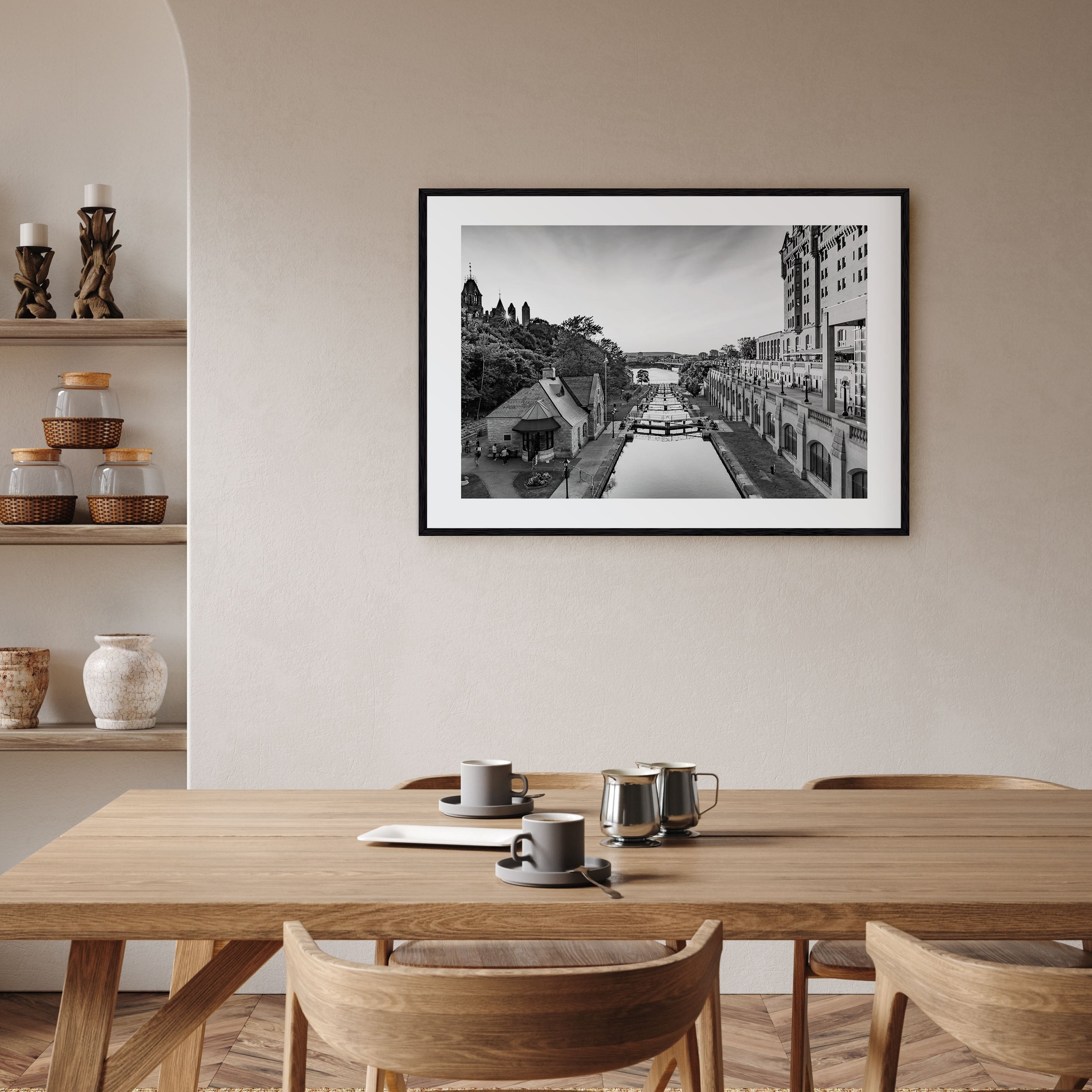 Ottawa Landscape B&W Poster