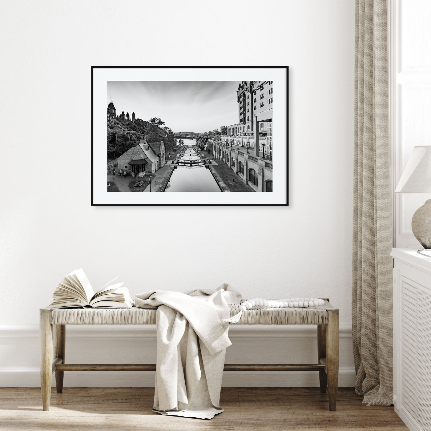 Ottawa Landscape B&W Poster