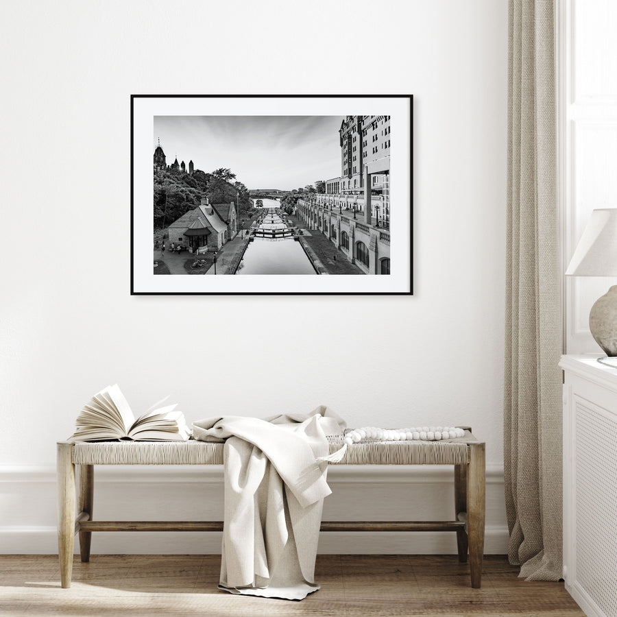 Ottawa Landscape B&W Poster