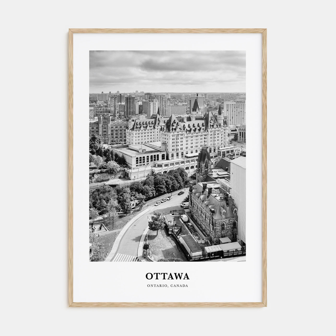 Ottawa Portrait B&W No 1 Poster